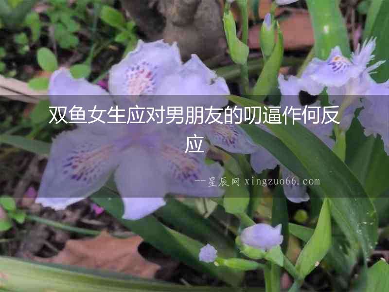 雙魚女生應對男朋友的叨逼作何反應