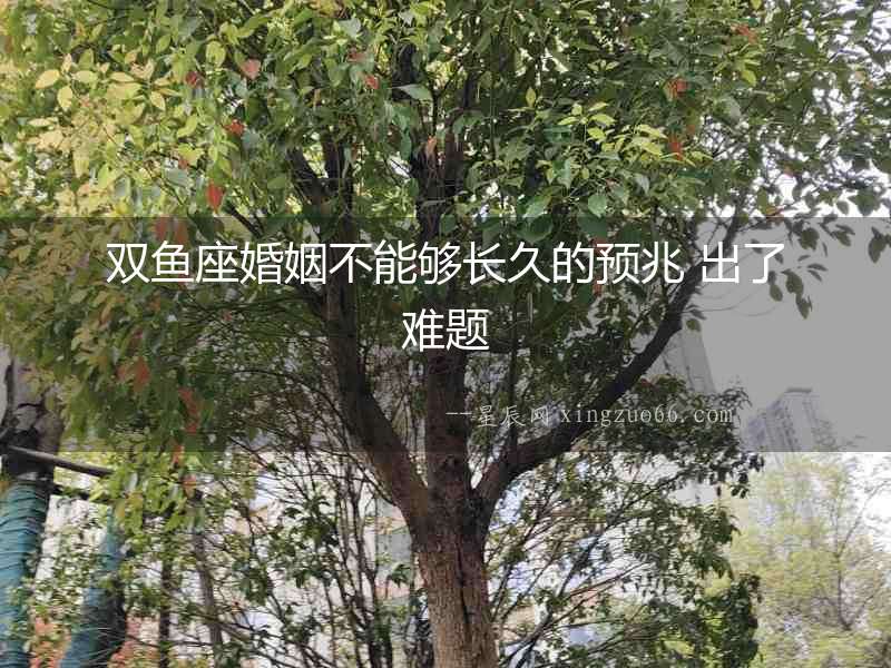 雙魚座婚姻不能夠長久的預(yù)兆 出了難題