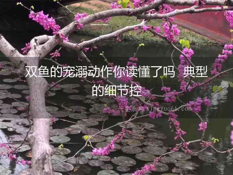 雙魚的寵溺動作你讀懂了嗎  典型的細節控