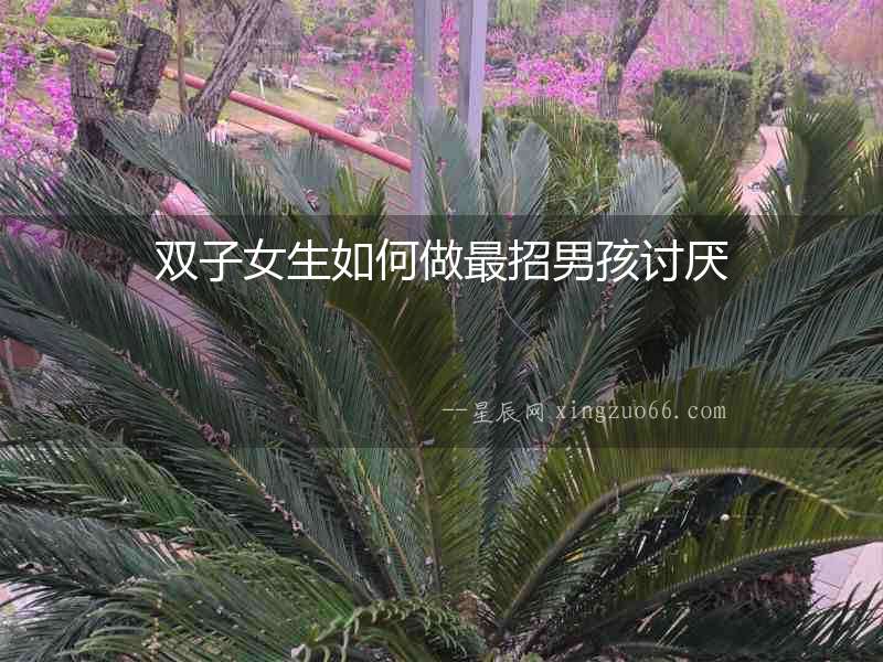 雙子女生如何做最招男孩討厭