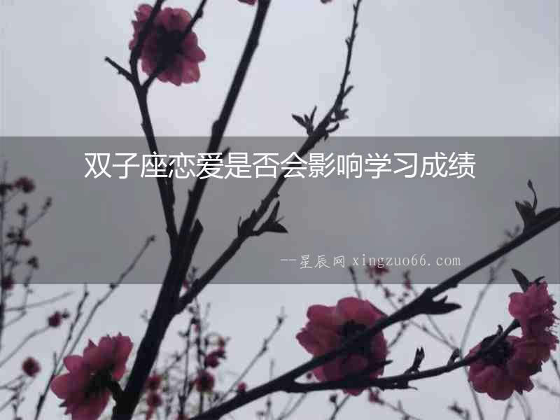 雙子座戀愛是否會(huì)影響學(xué)習(xí)成績