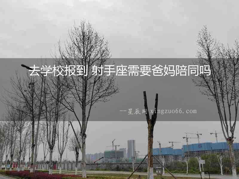 去學(xué)校報(bào)到 射手座需要爸媽陪同嗎