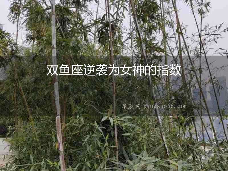 雙魚座逆襲為女神的指數