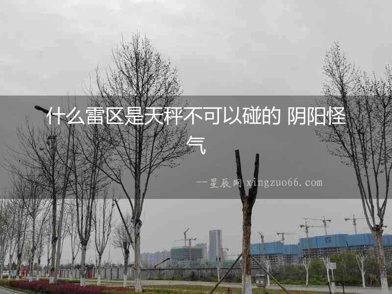什么雷區是天秤不可以碰的 陰陽怪氣