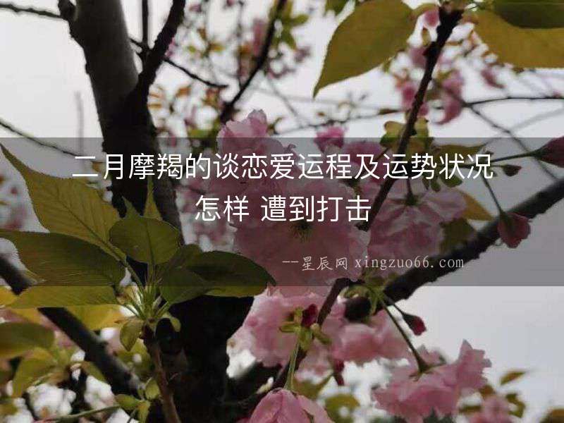 二月摩羯的談戀愛運(yùn)程及運(yùn)勢(shì)狀況怎樣 遭到打擊