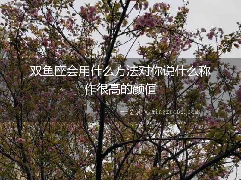 雙魚座會(huì)用什么方法對(duì)你說什么稱作很高的顏值