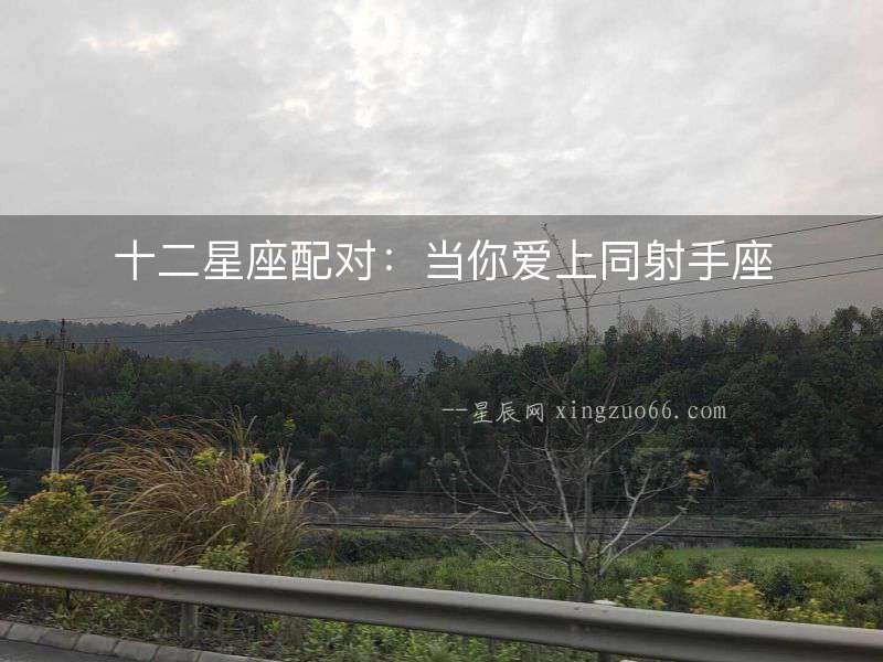 十二星座配對(duì)：當(dāng)你愛(ài)上同射手座