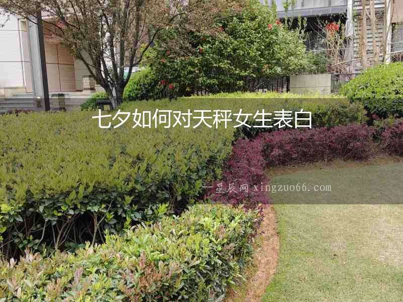 七夕如何對(duì)天秤女生表白