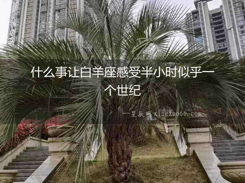 什么事讓白羊座感受半小時似乎一個世紀(jì)