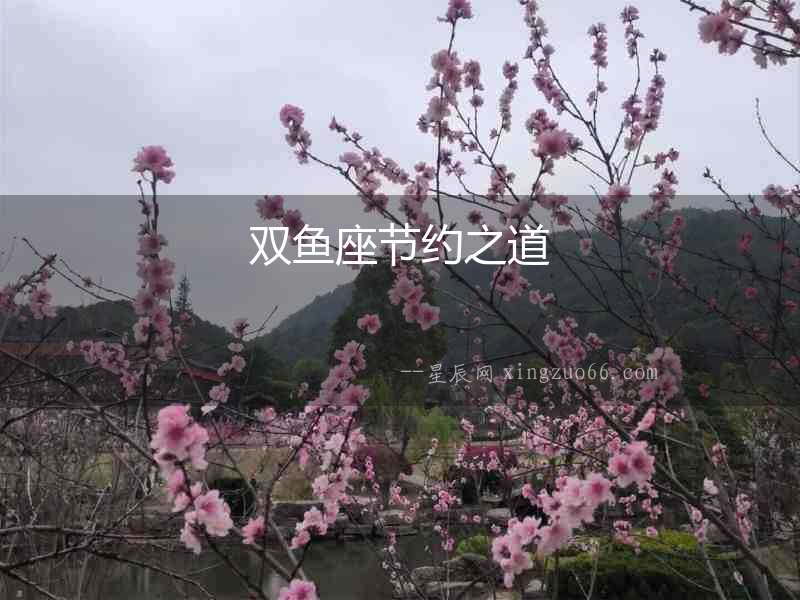 雙魚座節(jié)約之道