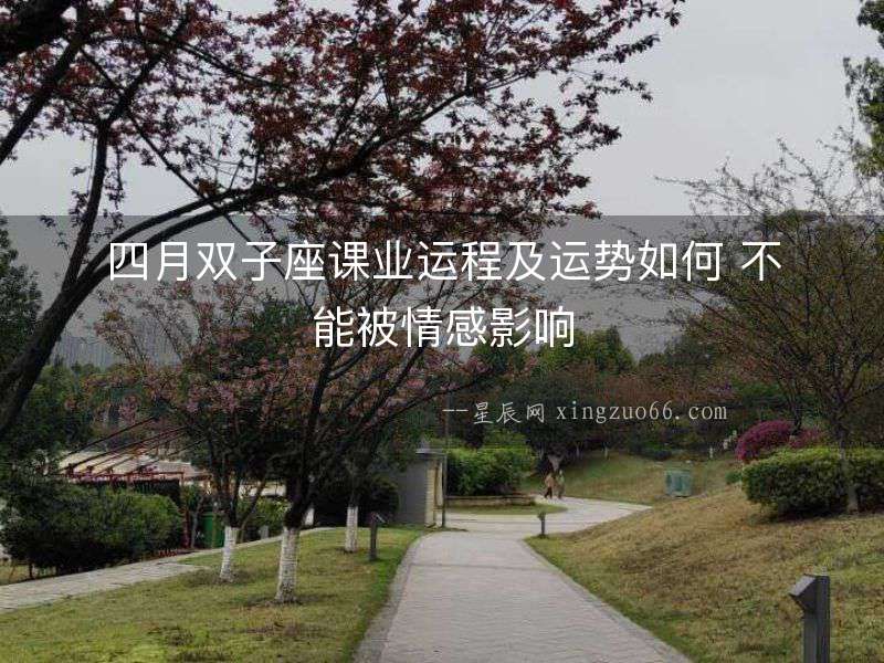 四月雙子座課業(yè)運程及運勢如何 不能被情感影響