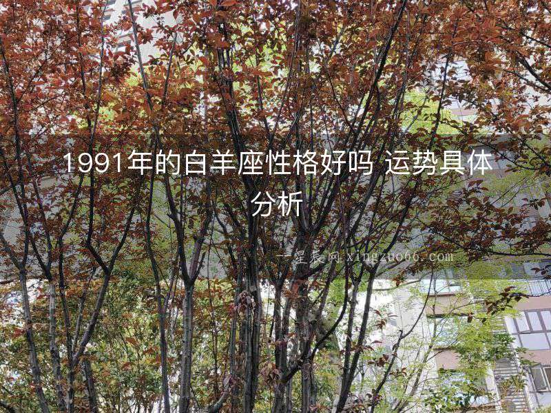 1991年的白羊座性格好嗎 運勢具體分析