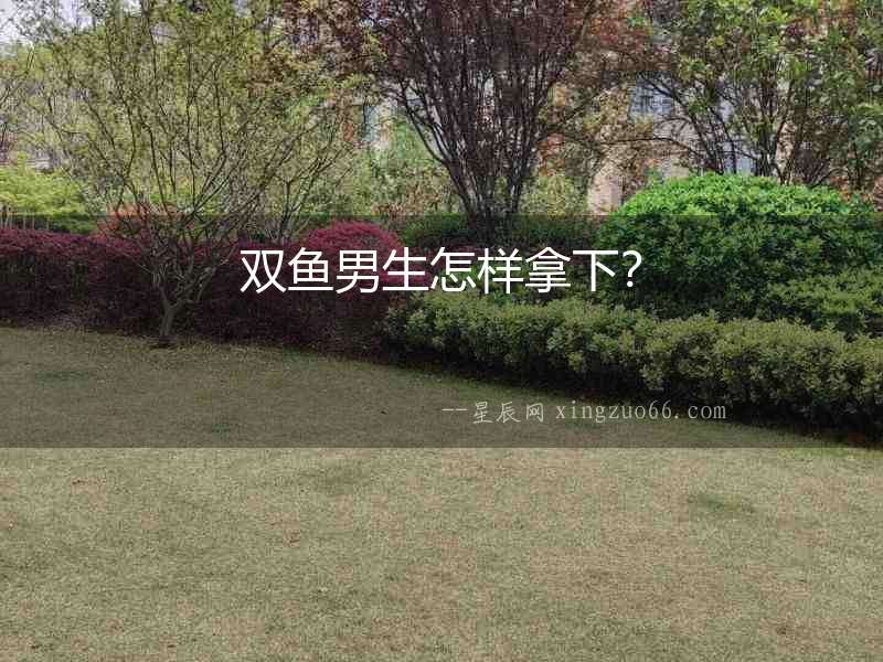 雙魚男生怎樣拿下？