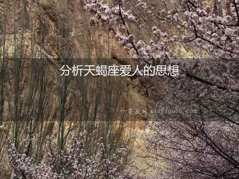 分析天蝎座愛人的思想