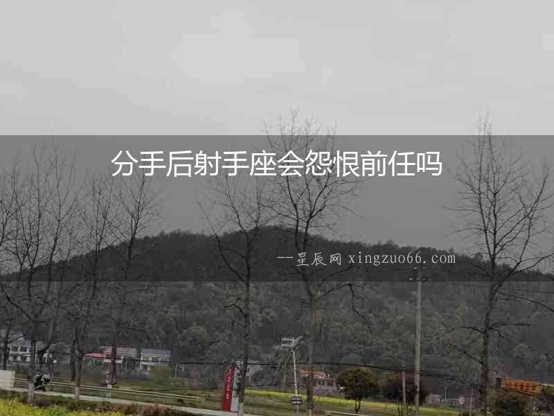 分手后射手座會(huì)怨恨前任嗎