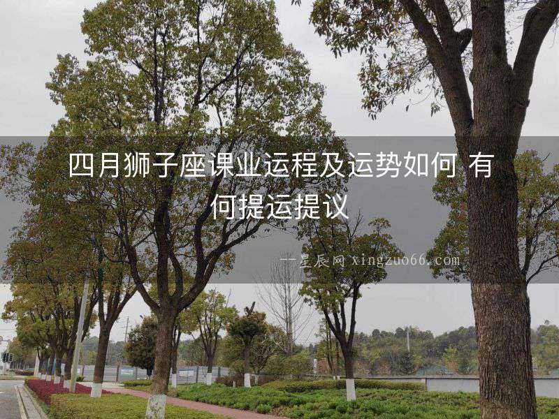 四月獅子座課業(yè)運(yùn)程及運(yùn)勢如何 有何提運(yùn)提議