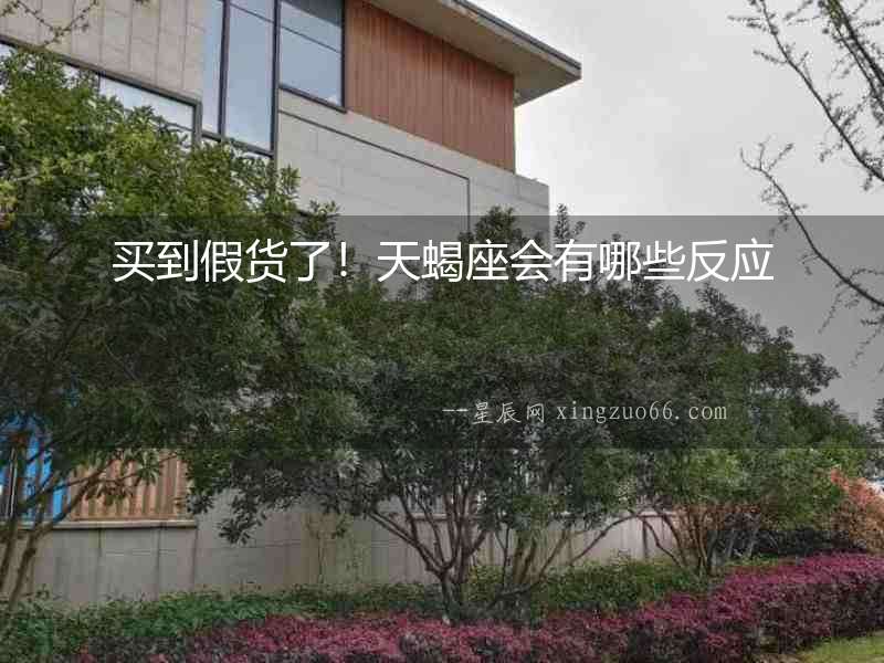 買到假貨了！天蝎座會有哪些反應