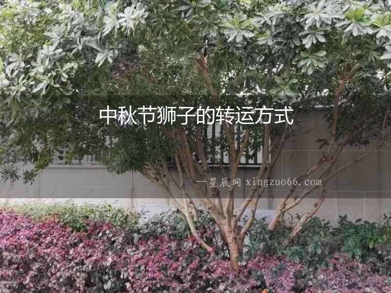 中秋節(jié)獅子的轉(zhuǎn)運(yùn)方式