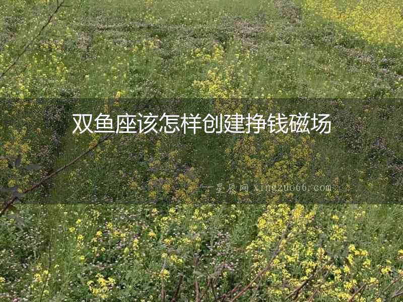 雙魚座該怎樣創(chuàng)建掙錢磁場(chǎng)