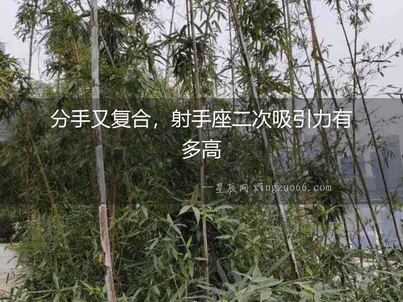 分手又復合，射手座二次吸引力有多高