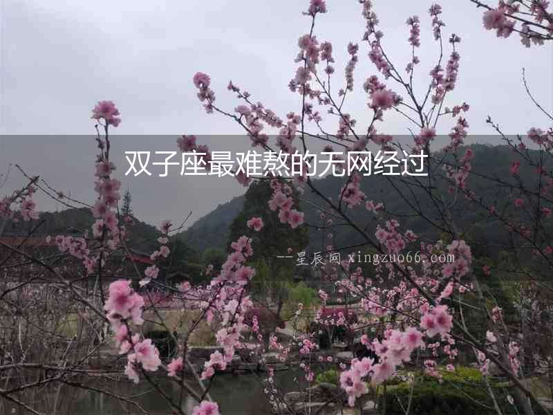 雙子座最難熬的無網(wǎng)經(jīng)過
