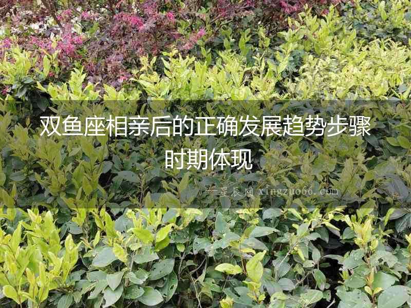 雙魚(yú)座相親后的正確發(fā)展趨勢(shì)步驟 時(shí)期體現(xiàn)