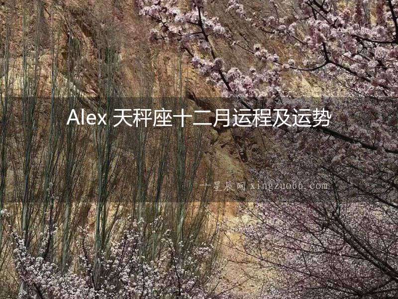 Alex 天秤座十二月運程及運勢