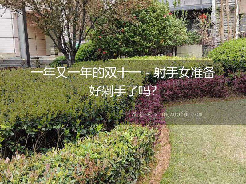 一年又一年的雙十一－射手女準備好剁手了嗎？