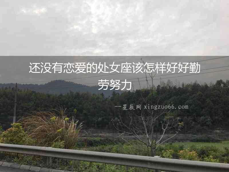 還沒有戀愛的處女座該怎樣好好勤勞努力