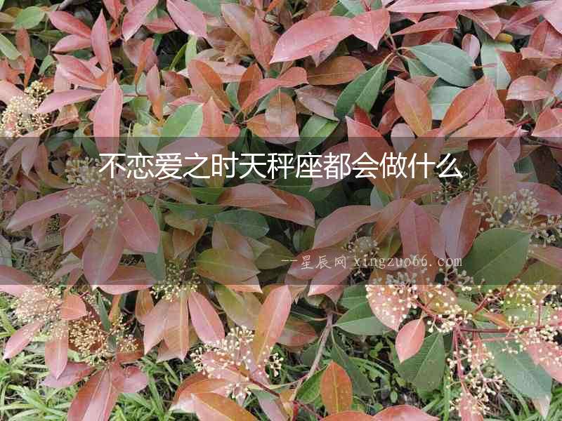 不戀愛(ài)之時(shí)天秤座都會(huì)做什么