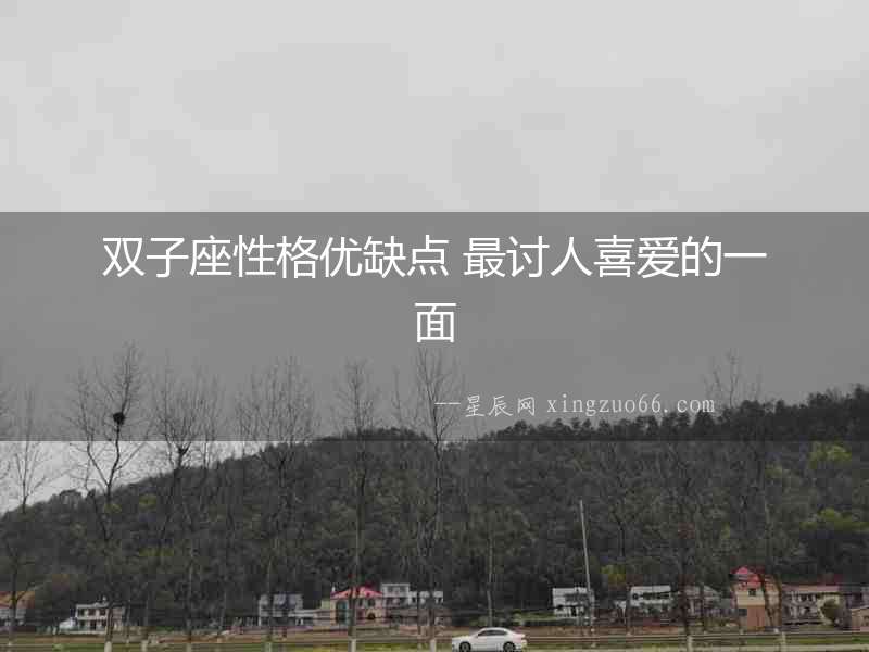 雙子座性格優缺點 最討人喜愛的一面