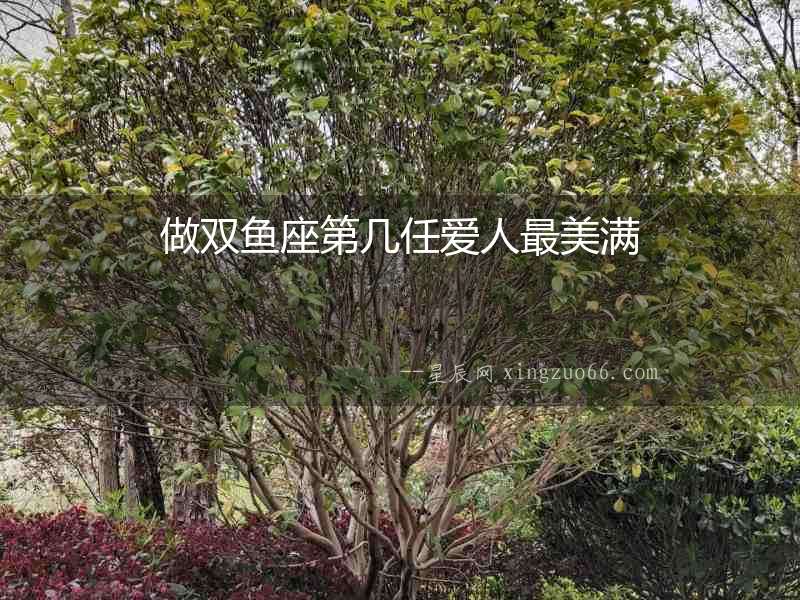 做雙魚(yú)座第幾任愛(ài)人最美滿