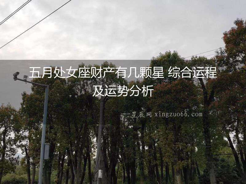 五月處女座財(cái)產(chǎn)有幾顆星 綜合運(yùn)程及運(yùn)勢(shì)分析