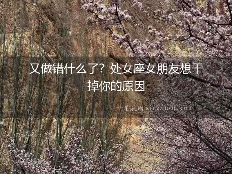 又做錯什么了？處女座女朋友想干掉你的原因