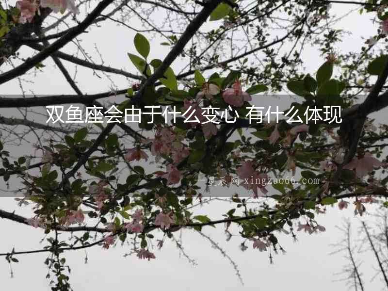 雙魚座會由于什么變心 有什么體現