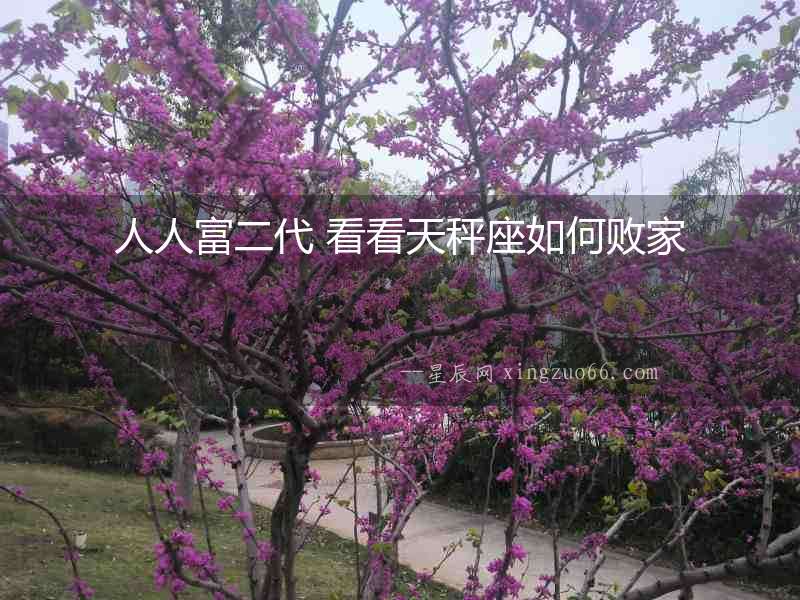 人人富二代 看看天秤座如何敗家