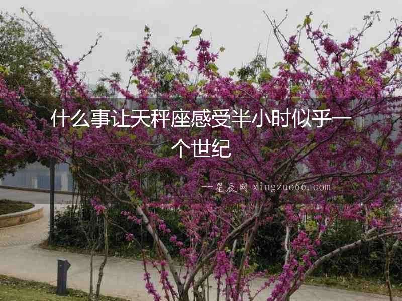 什么事讓天秤座感受半小時(shí)似乎一個(gè)世紀(jì)