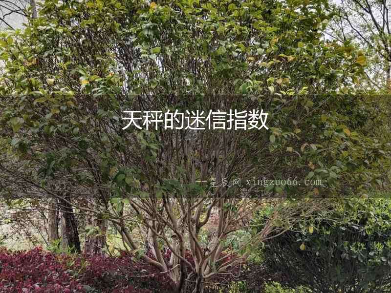 天秤的迷信指數