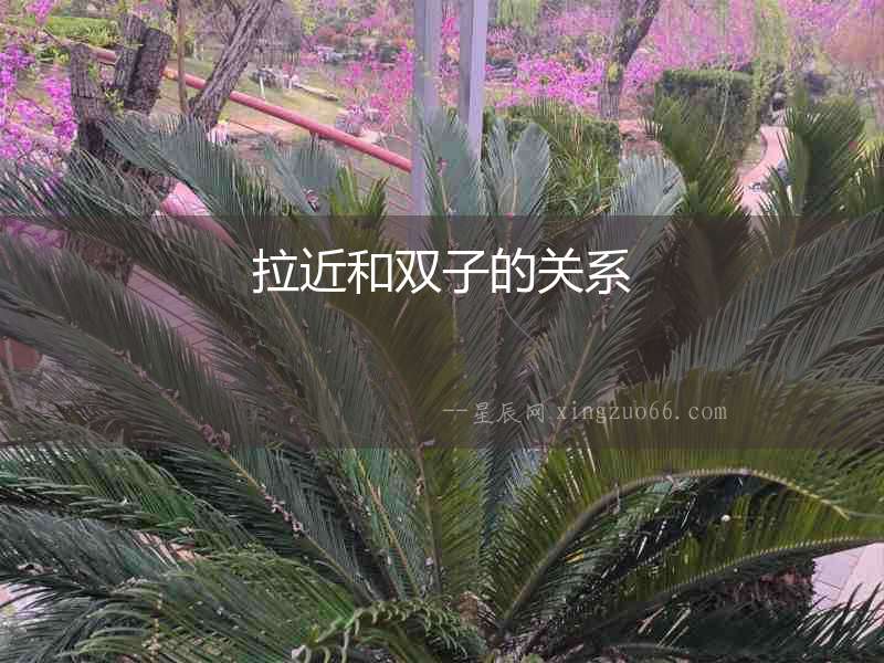 拉近和雙子的關(guān)系
