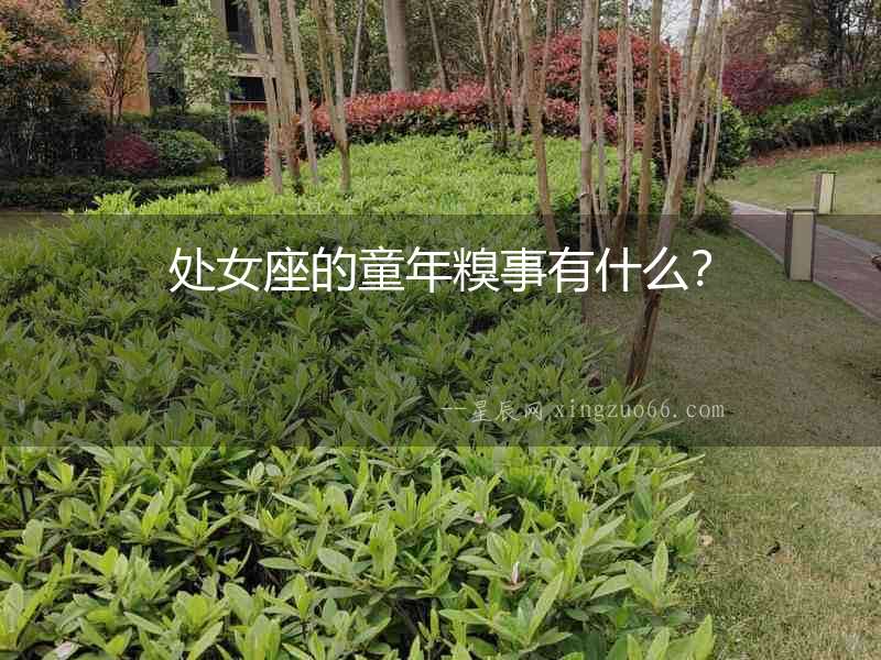 處女座的童年糗事有什么？
