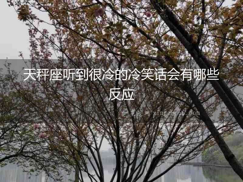 天秤座聽(tīng)到很冷的冷笑話會(huì)有哪些反應(yīng)
