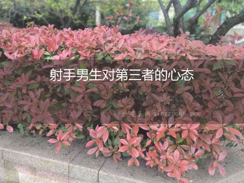 射手男生對第三者的心態