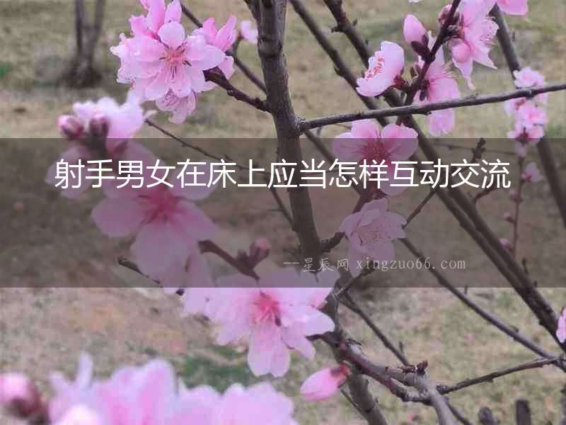 射手男女在床上應(yīng)當(dāng)怎樣互動交流