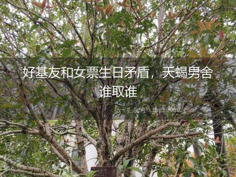 好基友和女票生日矛盾，天蝎男舍誰(shuí)取誰(shuí)