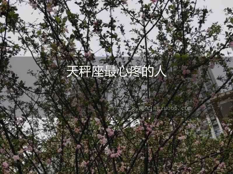 天秤座最心疼的人