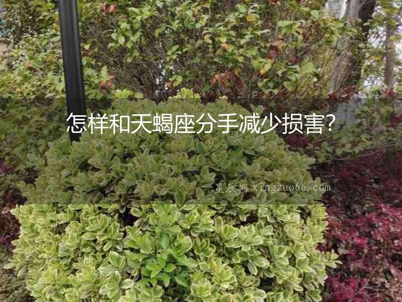 怎樣和天蝎座分手減少損害？