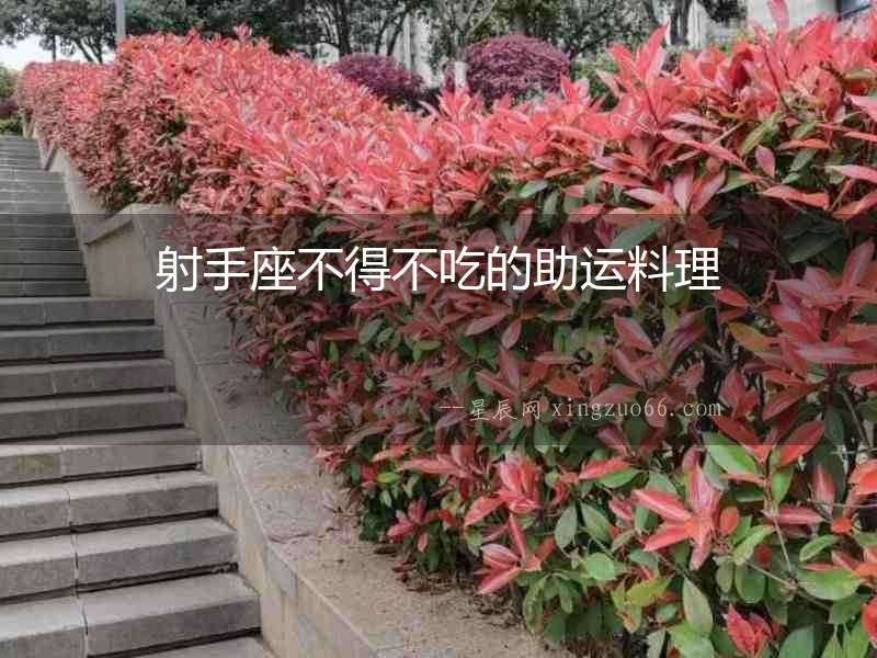 射手座不得不吃的助運料理