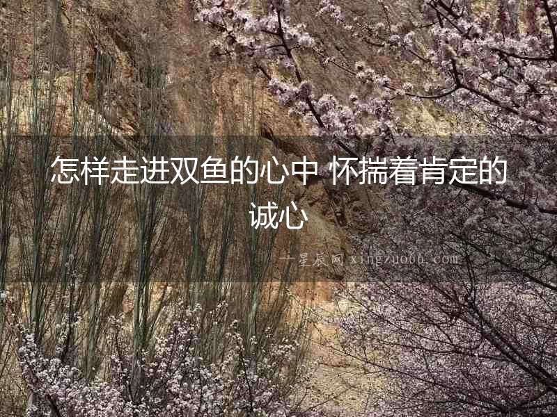 怎樣走進雙魚的心中 懷揣著肯定的誠心