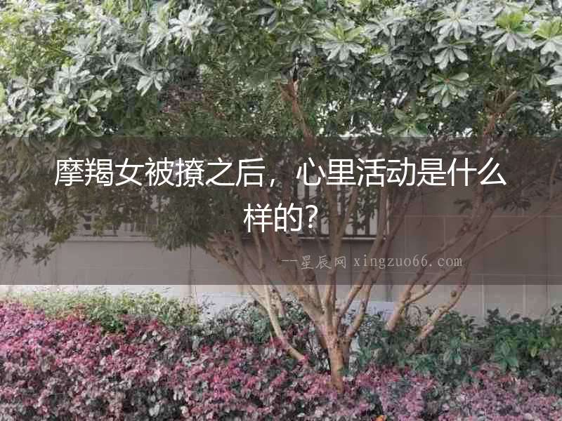 摩羯女被撩之后，心里活動是什么樣的？