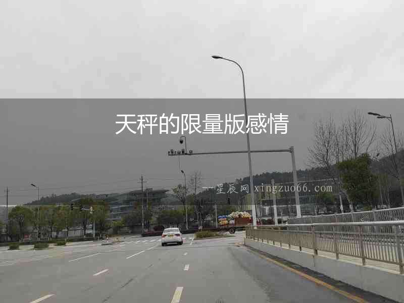 天秤的限量版感情